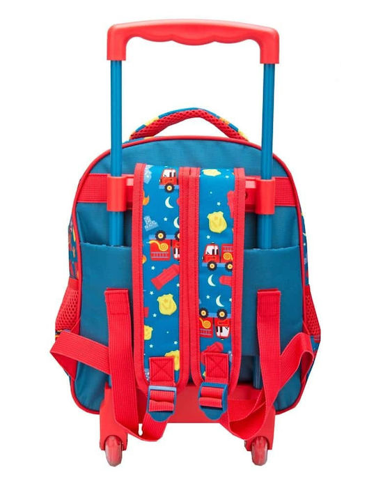 Must Fire Fighter School Bag Trolley Kindergarten Multicolored