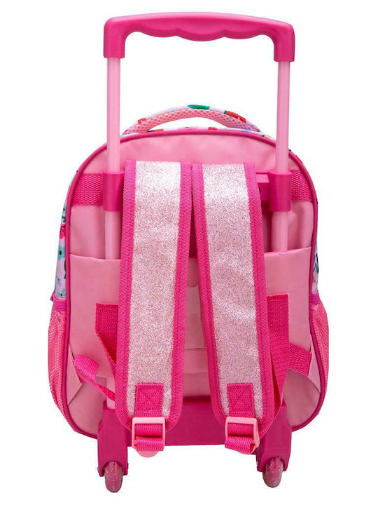 Must Princess Mach heute magisch Schulranzen Trolley Kindergarten in Rosa Farbe