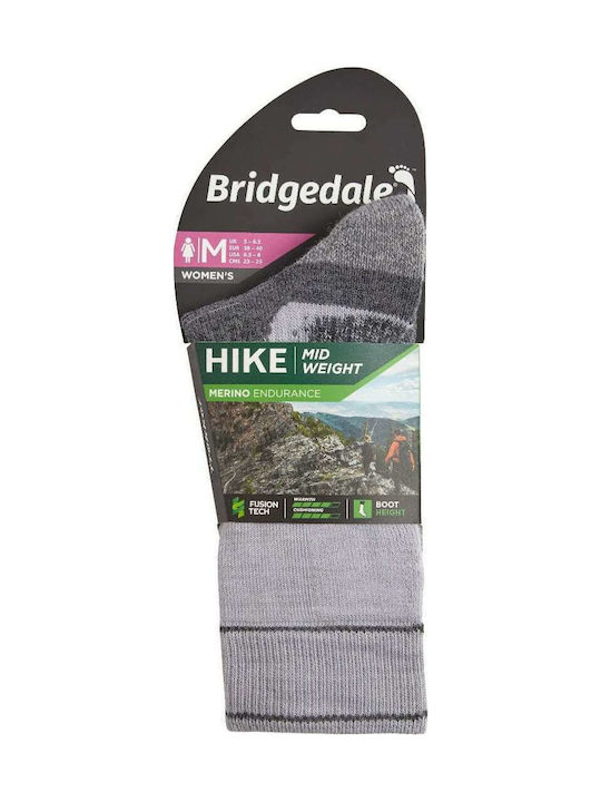 Bridgedale Hike MW Endurance Trekkingsocken Gray 1 Paar