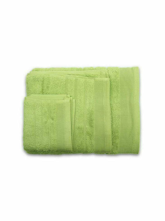 Sunshine Bath Towel Χίμπουρι 70x140cm. 14 Green Weight 500gr/m²