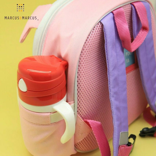 Marcus & Marcus Rucsac Izotermic de Prânz pentru Școală 3.5lt Roz 22.8 x 8.9 x 22.8cm