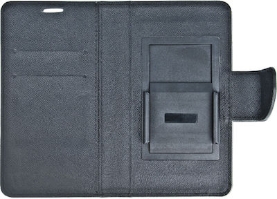 Fancy Book Με Clip Book Case up to 6.7" Black