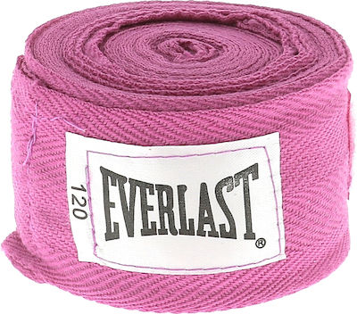 Everlast Classic Cotton 4455 Martial Arts Hand Wraps 3m Rosa