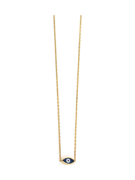 George Art Jewels Κολιέ Διπλό από Χρυσό 14Κ