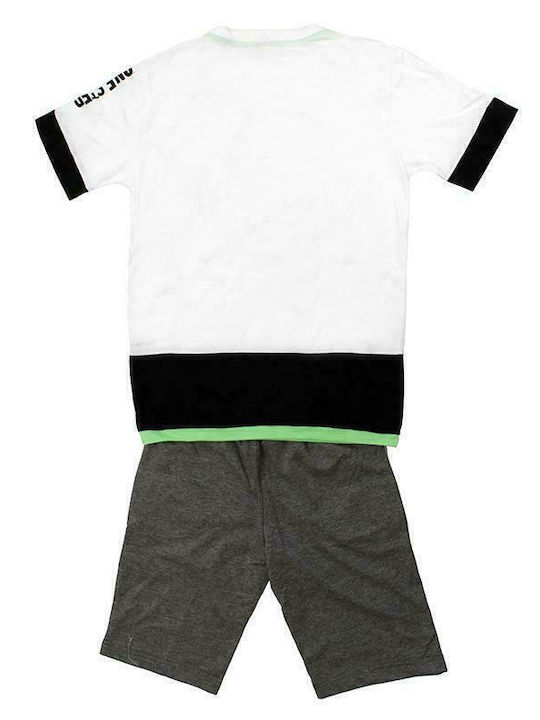 Kinder-Set mit Shorts Sommer 2Stück Weiß