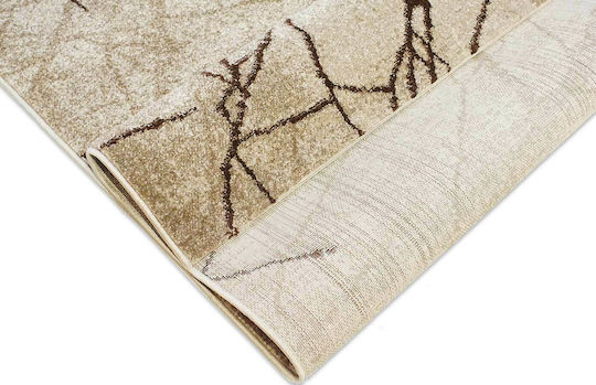 Tzikas Carpets 10044-070 Σετ Μοντέρνα Χαλιά Κρεβατοκάμαρας Sky Beige-Gold 298-0-355-10044-070 2τμχ