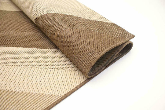 Tzikas Carpets Summer Bedroom Rug Set Wicker Maestro Brown 3 Pieces