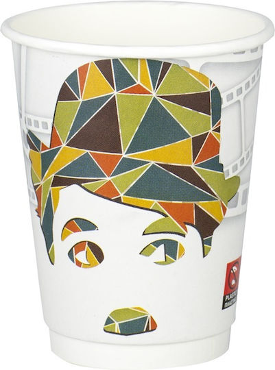 Disposable Cup Paper Multicolour 360ml 100pcs