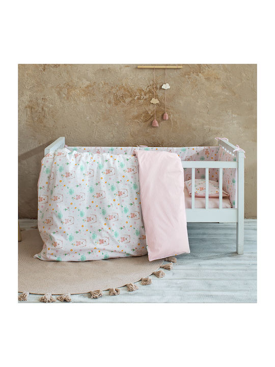 Nima Hello Baby Baby Quilt Baumwolle Weiß 100x140cm 29439