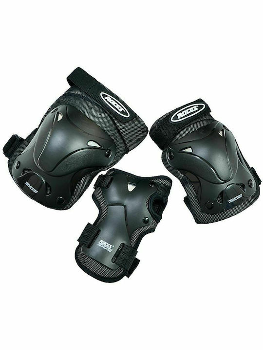 Roces Protector Σετ Προστατευτικών για Rollers Μαύρο