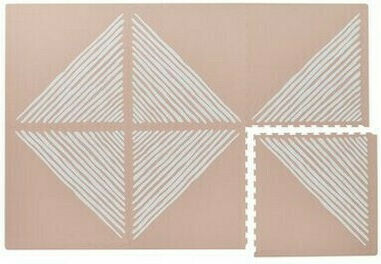 Toddlekind Παιδικό Παζλ Δαπέδου Sandy Lines Μονόχρωμα Seashell 6τμχ