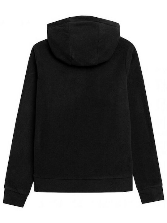 4F Women's Hooded Fleece Sweatshirt Black