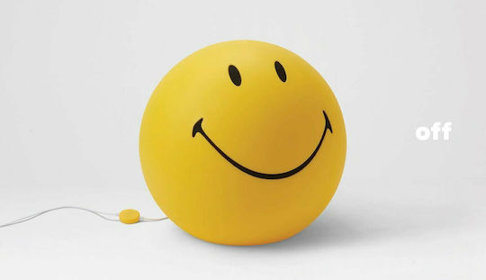 Mr Maria Led Παιδικό Διακοσμητικό Φωτιστικό Smiley XL Κίτρινο 45x45x40εκ.