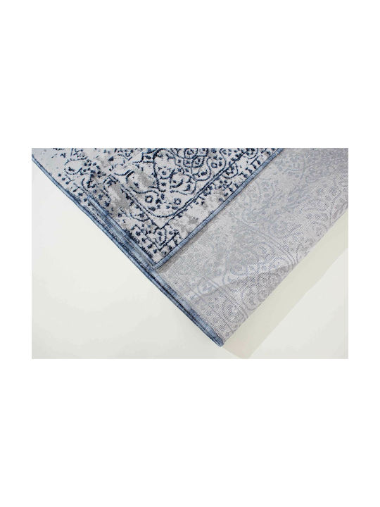 Madi Nepal Modern Bedroom Rugs Set Grey Navy 5901 3pcs