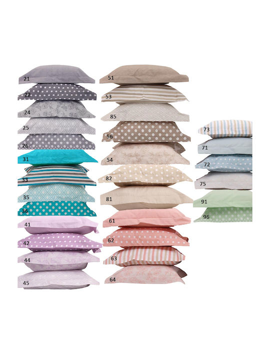 Anna Riska Mix & Match Baby Cotton Pillowcase Gray 35x40cm