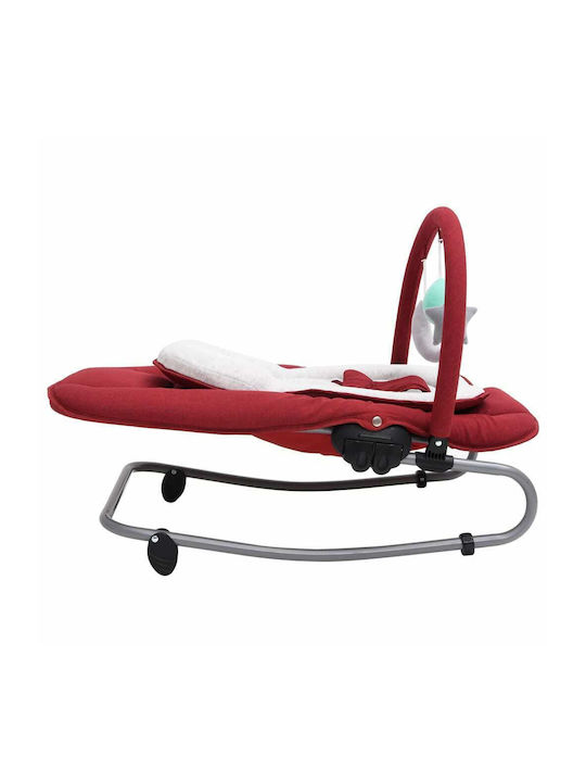 vidaXL Χειροκίνητο Relax Μωρού Κόκκινο για Παιδί έως 10kg