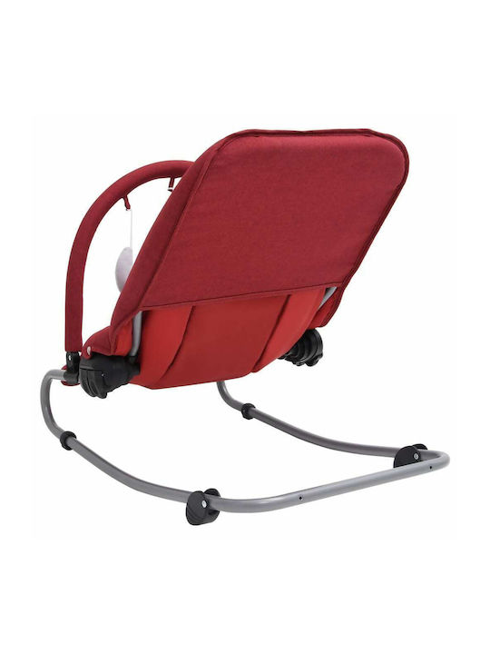 vidaXL Χειροκίνητο Relax Μωρού Κόκκινο για Παιδί έως 10kg