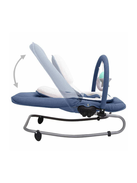 vidaXL Ръчен Релакс Бебе Navy Blue за Дете до 10кг