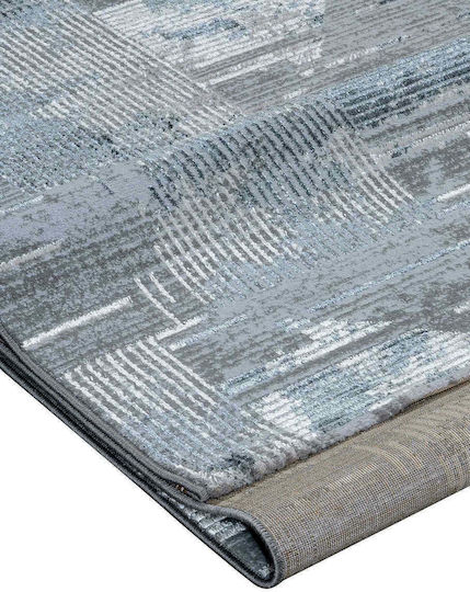 Madi Feathers Σετ Χαλιά Κρεβατοκάμαρας Grey FEATHERS GREY-BED SET 3τμχ