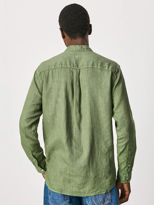 Pepe Jeans Patwin Cămașă Bărbătească Cu mânecă lungă In Monocrom Vineyard Green