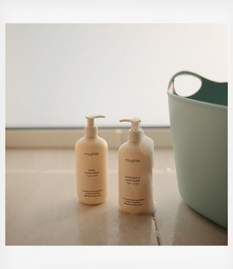 Mushie Shampoo & Body Wash 400ml με Αντλία