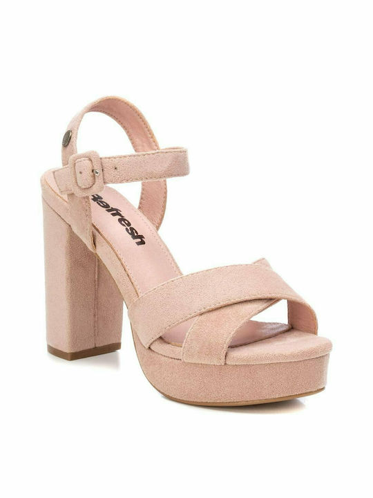 Refresh Platform Women's Sandals Nude