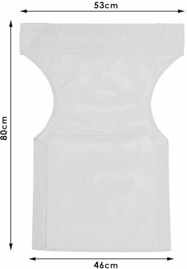 Klikareto Waterproof Director Chair Cover Cappuccino 53x80cm