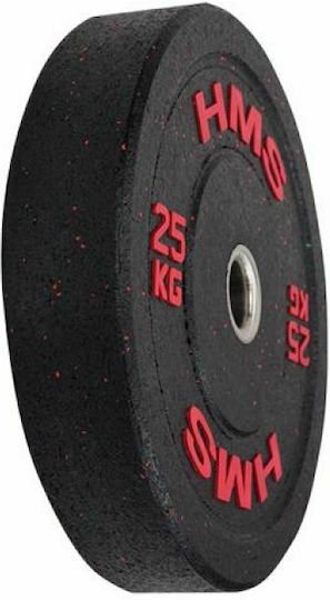 HMS Set of Plates Olympic Type Rubber 1 x 25kg Φ50mm