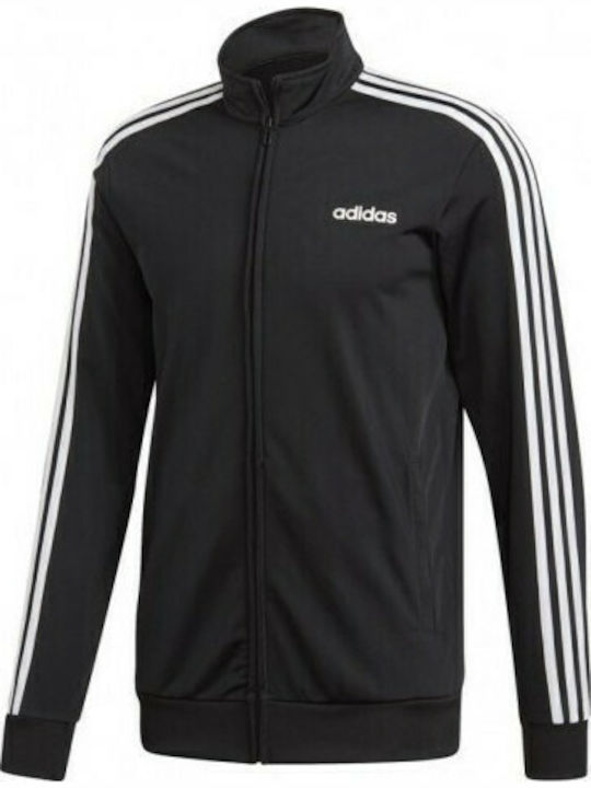 Essentials 3-Stripes Tricot Суитшърт Черен