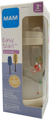 Mam Plastikflasche Easy Start Anti-Colic Forest Gegen Koliken mit Silikonsauger für 2+ Monate Beige Fuchs 260ml 1Stück