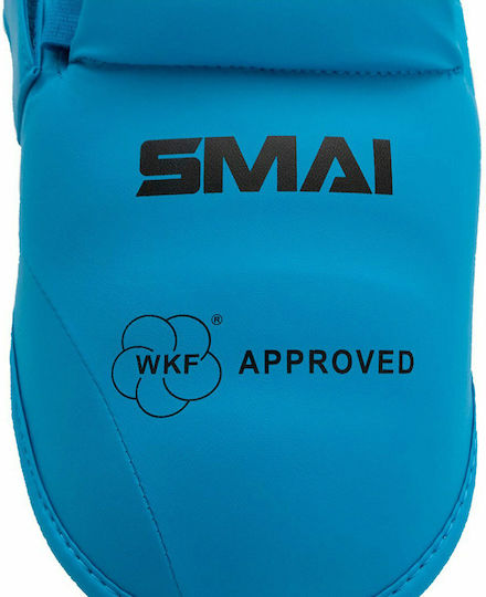 SMAI WKF Approved 430647 Instep Protectors Adults Blue