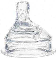 Kikka Boo Glass Baby Bottle Anti-Colic with Silicone Teat for 3+ Months Transparent Mint 180ml