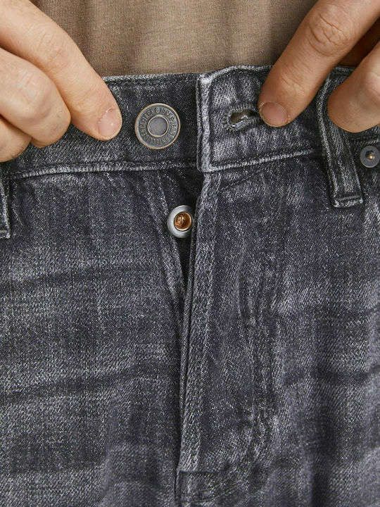 Men's Jeans Pants Cropped Black