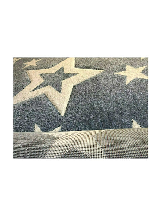 Koulis Carpets 1984b Παιδικό Χαλί Αστέρια Blue 70x150cm