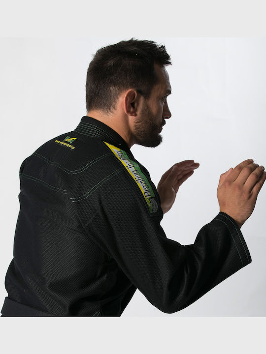 Olympus Sport Brazilian Jiu-jitsu Uniform Ενηλίκων / Παιδική Στολή Brazilian Jiu Jitsu Μαύρη