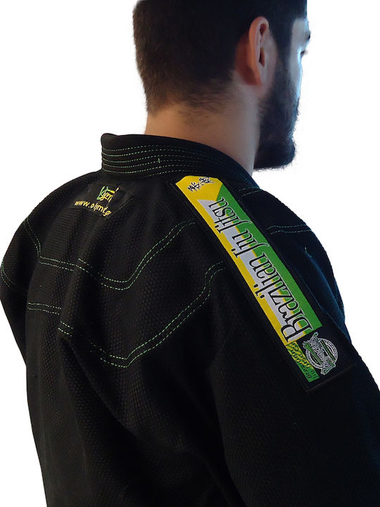 Olympus Sport Brazilian Jiu-jitsu Uniform Ενηλίκων / Παιδική Στολή Brazilian Jiu Jitsu Μαύρη