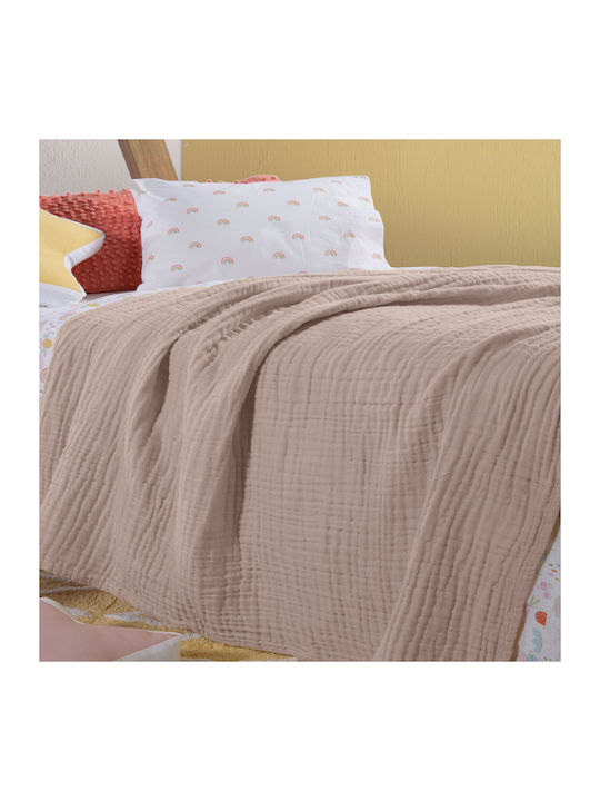 Nef-Nef Homeware Blanket Nursery Swaddling Blankets Whisper Cotton Pink 80x110cm
