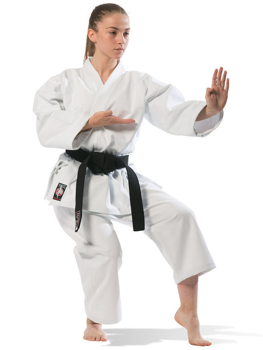 Olympus Sport Karate Uniform Kata 14oz Ενηλίκων / Παιδική Στολή Καράτε Λευκή