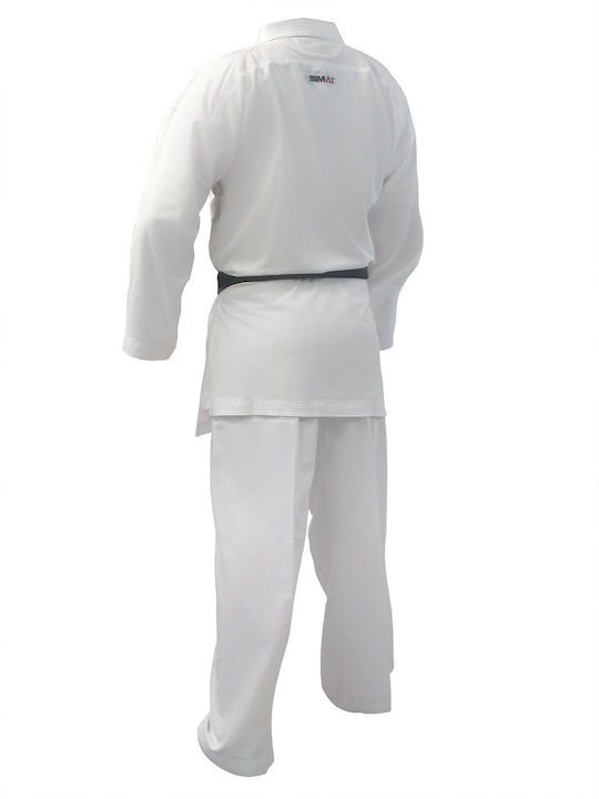 SMAI Pro Fighter Kumite GI Men's Karate Uniform White