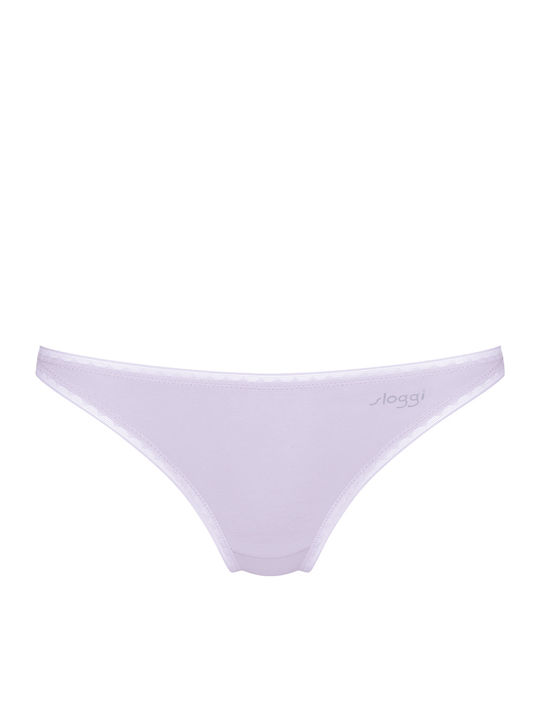 Go H Mini Βαμβακερά Γυναικεία Slip 2Pack Μωβ