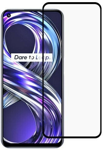 Dux Ducis 9D Full Face Tempered Glass Black (Realme 8i)