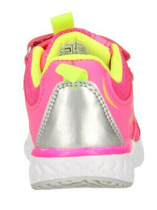 Παιδικά Sneakers με Σκρατς Φούξια