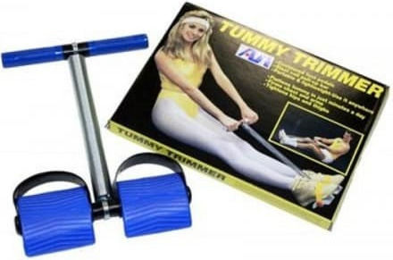 Factory Tummy Trimmer 81003TTR00CL Abdominal Trainer Blue with Resistance Bands