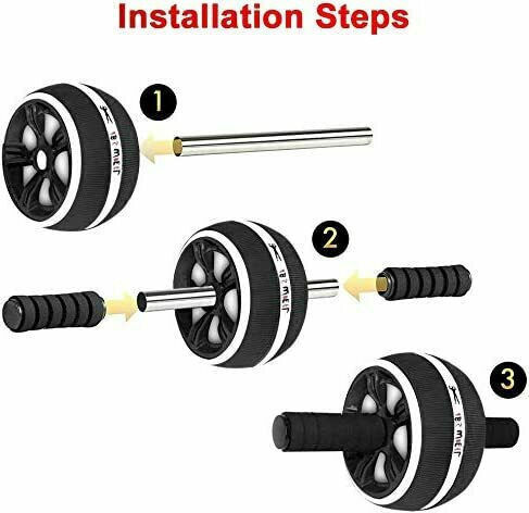 25439-5 Abdominal Wheel Black