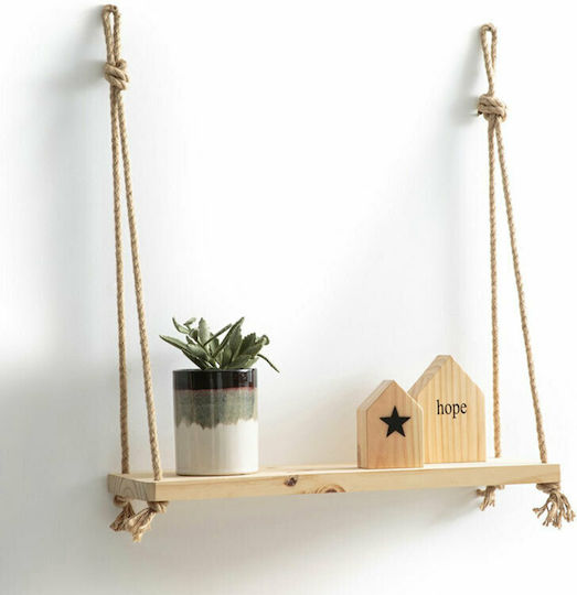 Wall Shelf Malbo Natural 39x12x43cm