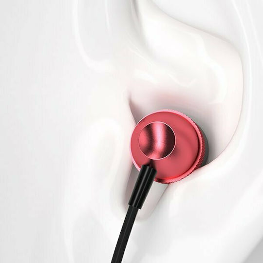 Dudao X2 Pro In-ear Handsfree με Βύσμα 3.5mm Κόκκινο