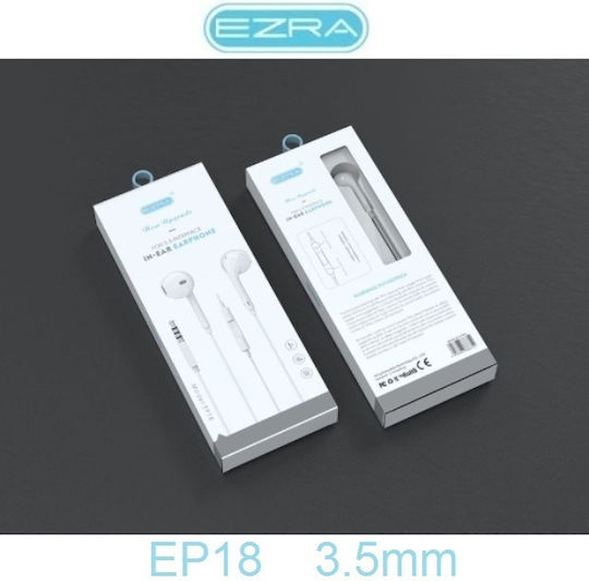 Ezra Esdras EP18 Earbuds Handsfree with 3.5mm Connector White