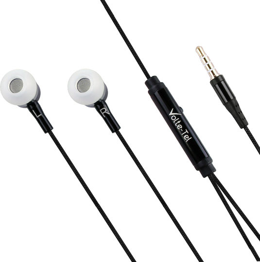 Volte-Tel VT780 Braided Безжични Стерео с жак 3.5mm Черен