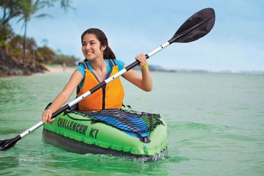 Intex Challenger K1 68305 Inflatable Sea Kayak 1 Person Green/Grey