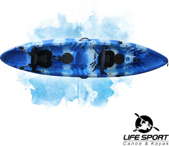 Life Sport Happiness Sit in Sea Kayak 3 Person Blue VK-07